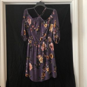 Francesca’s Purple flower dress
